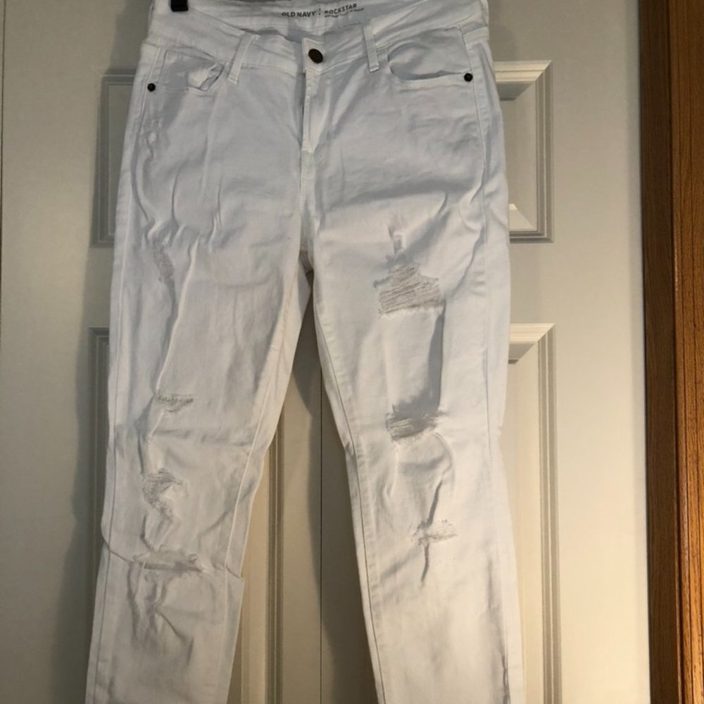 White Ripped Jeans